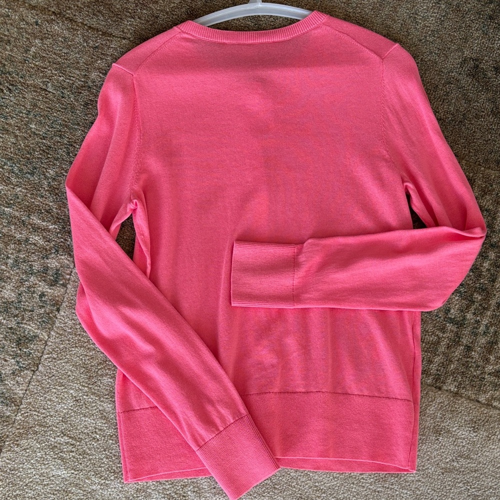 NWOT LOFT Vibrant Coral Women's Cardigan - Picture 6 of 6